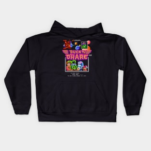 Title Screams: Bucky O'Hare Kids Hoodie